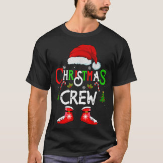 Grappig kerstteam Xmas Squad santa Family Pajam T-shirt