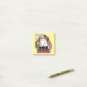 Grappig kerstthema 2020 SANTA ASKING Post-it® Notes (Op bureau)