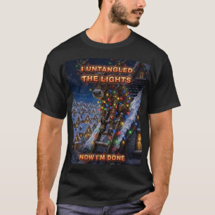Grappig Kersttrui met Chagrijnige Rendieren T-shirt