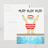 Grappig kerstvakantie briefkaart (Voorkant / Achterkant)