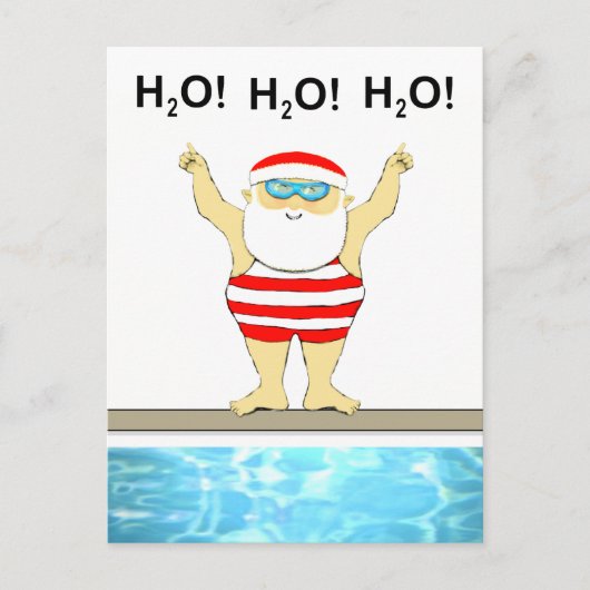 Grappig kerstvakantie briefkaart (Voorkant)