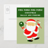 Grappig kerstvakantie-Briefkaart Feestdagenkaart (Voorkant / Achterkant)