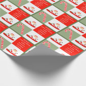Grappig Kerstvakantie Cadeau Cadeaupapier (Hoek)