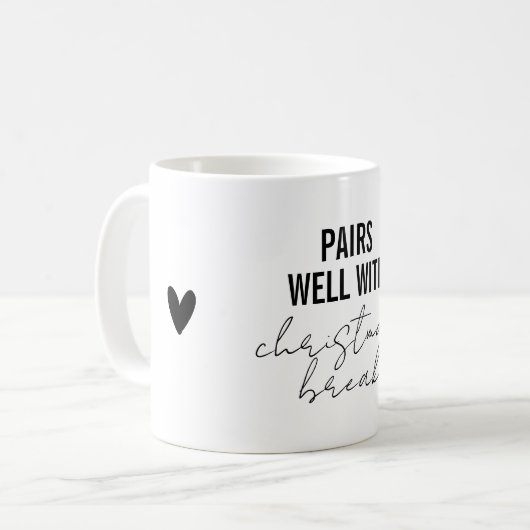 Grappig Kerstvakantie Cadeau Koffiemok (Voorkant links)