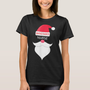 Grappig kerstverpleegster, favoriete verpleegster  t-shirt