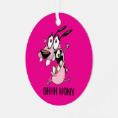 Grappig Kerstversiering – Hilarisch Vakantie Decor Metalen Ornament (Voorkant links)