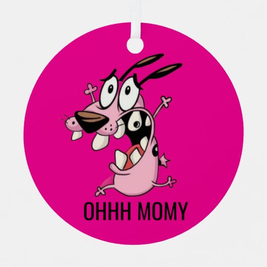 Grappig Kerstversiering – Hilarisch Vakantie Decor Metalen Ornament (Voorkant)