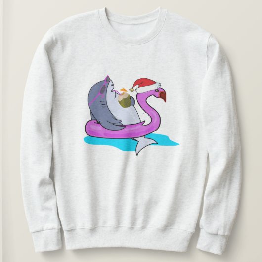 Grappig kerstvik, joodse jachthaven trui (Design voorkant)