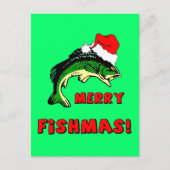 Grappig kerstvizier feestdagenkaart (Voorkant)