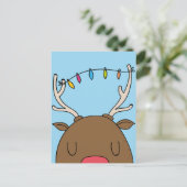 Grappig kerstWenskaart Feestdagenkaart (Staand voorkant)