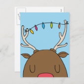 Grappig kerstWenskaart Feestdagenkaart (Voorkant / Achterkant)