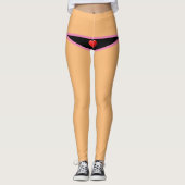 Grappig kerstwerk Yoga-oefening Gift Idee Leggings (Voorkant)