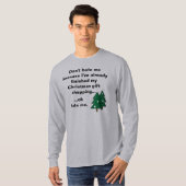 Grappig kerstwinkelen, klaar voor de eerste T-shir T-shirt (Voorkant volledig)