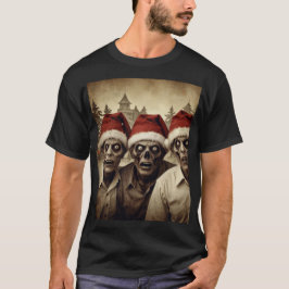 Grappig Kerstzombies T-shirt - Scary Holiday Shirt