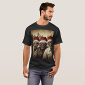 Grappig Kerstzombies T-shirt - Scary Holiday Shirt (Voorkant volledig)