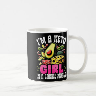 Grappig Keto Cadeau - Ik Ben Een Carbie Meisje In  Koffiemok