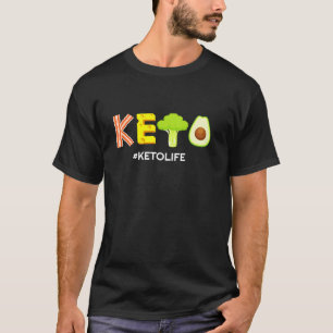 Grappig Keto Dieet T-shirt Ketonen Low Carb Keto S