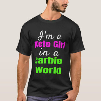 Grappig Keto Meisje LCHF Low Carb Weight Loss T-Sh T-shirt