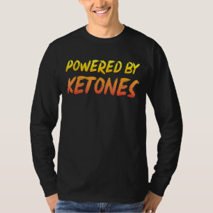 Grappig ketogeen dieet geschenk aangedreven door k t-shirt
