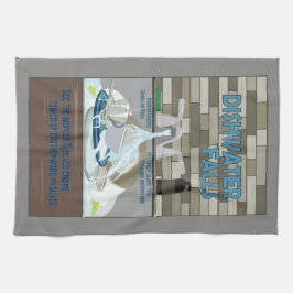 Grappig  Keuken Reizen Ontwerp Theedoek