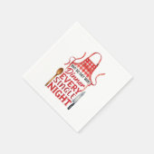 Grappig Keuken Schort Design Servet (Hoek)