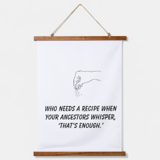 Grappig Keuken Tapijt - Voorouderlijke Koken Wijsh Hangend Wandkleed