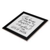 Grappig Keuken woord kunst spek Tegeltje (Zijkant)