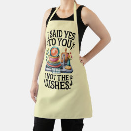 Grappig keukenserie ontwerp #12 schort
