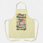 Grappig keukenserie ontwerp #4 schort (Voorkant)