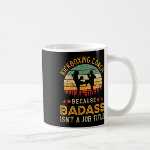 Grappig kickbokscoach cadeau voor mannen, D kickbo Koffiemok