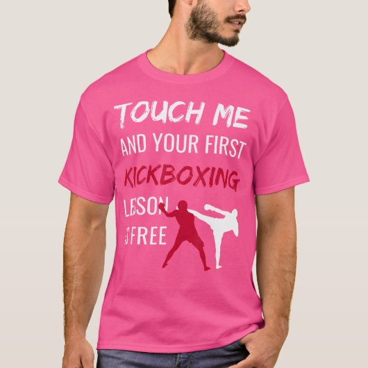 Grappig Kickboksen Kick Boxing Sensei T-shirt (Voorkant)