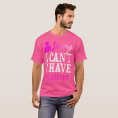 Grappig kickboksen sorry dat ik niet kan kickbokse t-shirt (Voorkant volledig)