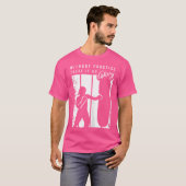 Grappig kickboksen voor een kickbokser t-shirt (Voorkant volledig)
