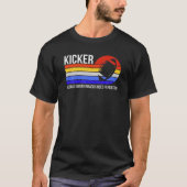 Grappig Kicker omdat de halterbacks ook helden nod T-shirt (Voorkant)