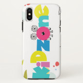 Grappig kidzone Hoesje-Mate Stoere iPhone X Hoesje (Achterkant)