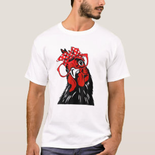 Grappig kiemmama met Bandana Headband en Glasse T-shirt