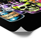 Grappig Kies Uw Gifappel Halloween Gothic Prin Poster (Hoek)