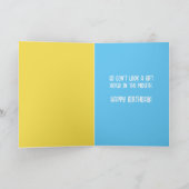 Grappig, kijk niet naar een cadeaupaard in de mond kaart (Binnen)