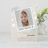 Grappig Kijk wie de uitnodigingen voor de 5e verja (Staand voorkant)