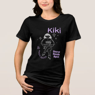 Grappig Kiki Meisje Noedel T-Shirt   Cute Anime Et