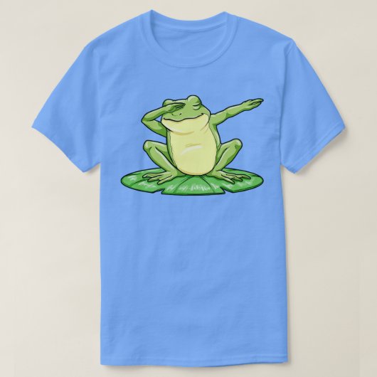 Grappig kikker bij dabbing t-shirt (Design voorkant)