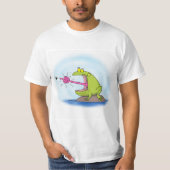Grappig kikker cartoon. t-shirt (Voorkant)