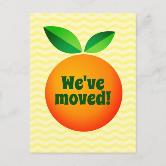 Grappig kikker cartoon van adreswijziging die we h briefkaart (Voorkant)