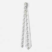 Grappig kikker die een vlinder achtervolgt stropdas (Achterkant)