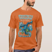 Grappig kikker frosbite T-shirt (Voorkant)