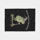 Grappig kikker grafisch Gezegde weg om Tom Fooler  Fleece Deken (Voorkant (Horizontaal))