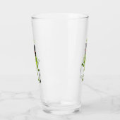 Grappig kikker met bovenste hoed cartoon glas (Links)