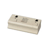 Grappig kikker met bovenste hoed cartoon rubberstempel (Stempel)