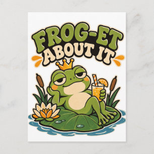 Grappig kikker shirt kikkerliefhebber cadeau schat briefkaart