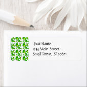 Grappig kikkervisje, angry Mad nieuwsgierige gekwe Etiket (Insitu)